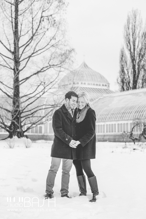 Pittsburgh Oakland Winter Engagement – Matthew and Ruth sneak peek!